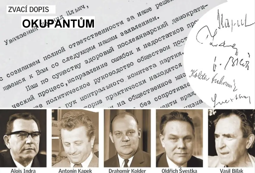 Zvací dopis 1968