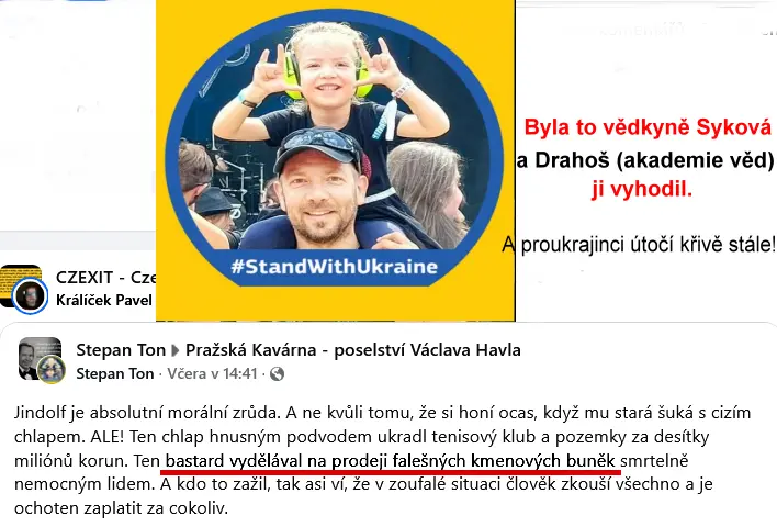 proukrajinci s patologickou nenávistí