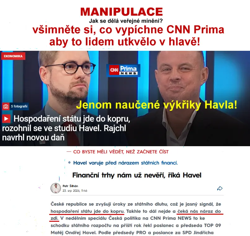 manipulace rozpočtu cnn