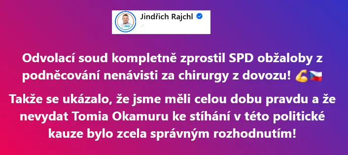SPD odvolani