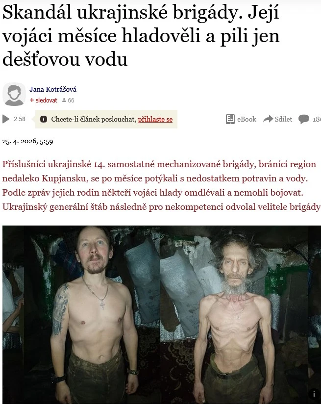 důkaz ukrajina