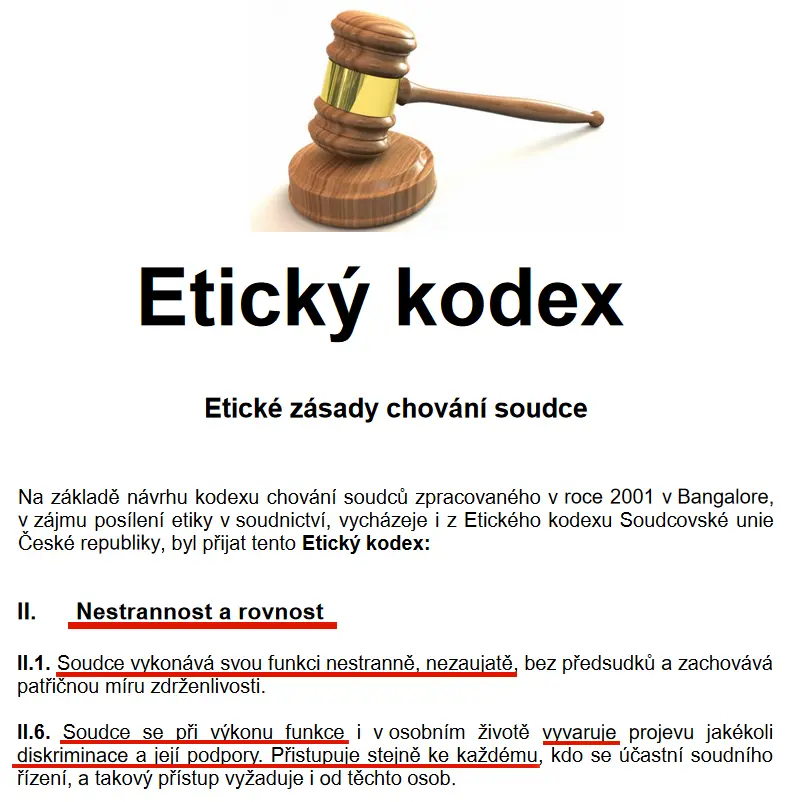 soudcovský kodex 0ef6e