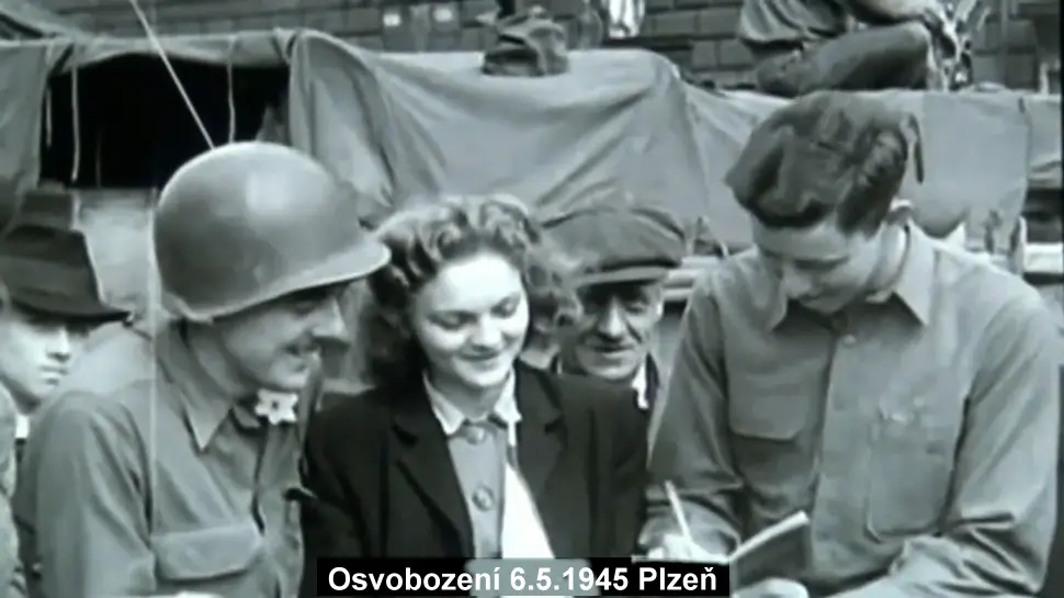 americ vojak 6.5.1945 Plzen 21a0e
