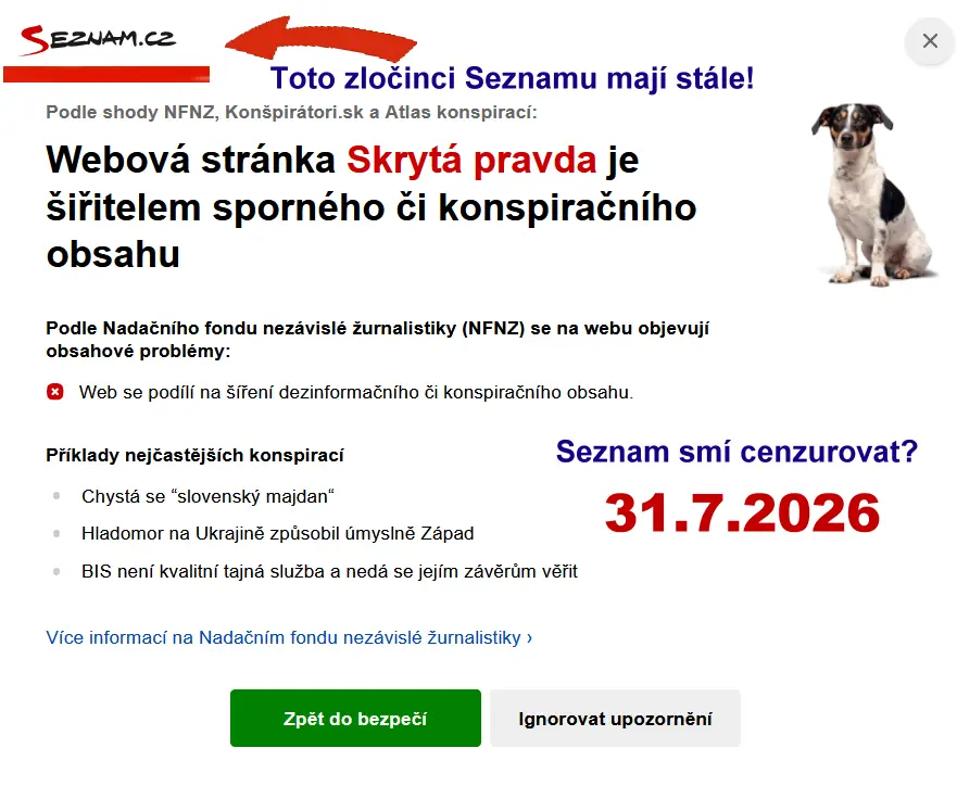 cenzura skryté pravdy