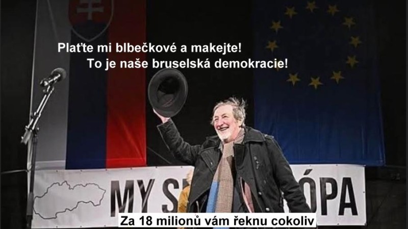 Kam až zajde opilec a vyžírka Polívka za 18 milionů od ODS? Fico ví, co za šmejdy na Slovensku demonstruje!