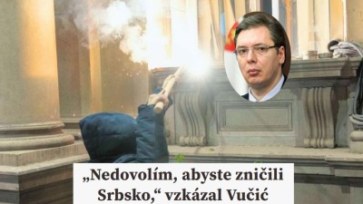 Majdan financovaný Německem, Bruselem a USA byl v Srbsku potlačen. A vylézají ven věci...