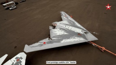 Ruská léčka? Rusové si nesestřelili ruský Su-34, jak jásají masmédia, ale prototyp nového těžkého superdronu