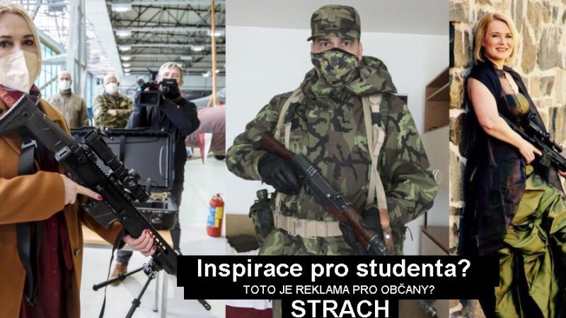 Černochová vyhlásila Rusku válku a stačí tři kapky deště, větší větřík a jsme kde?