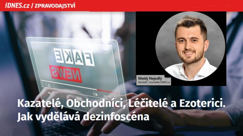 Šokující odhalení o dezinformátorech! Oxymóron: studie od nevládní NEZISKOVKY placené vládou...