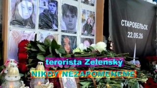 Zmasakrované dívky ukrajinským teroristou Zelenským budou pohřbeny ve svatebních šatech