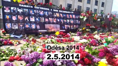Připomeňme si pam&aacute;tku obět&iacute; masakrů ukrajinsk&yacute;ch fa&scaron;istů v Oděse a vyj&aacute;dřen&iacute; jejich vůdce  Poro&scaron;enka
