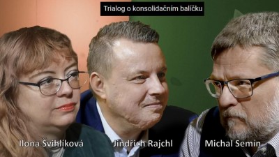 VIDEO: Trialog o konsolidačním balíčku: doc. Ing. Ilona Švihlíková, Ph.D. a JUDr. Jindřich Rajchl