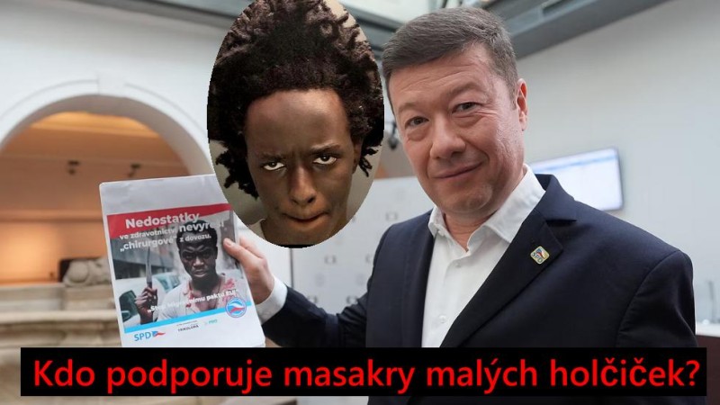 Okamura vydán: kdo protestuje proti podřezávání holčiček migranty v Německu či Británii, je prý zločinec!