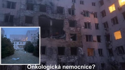 Záhada: masakr vybombardované onkologické nemocnice na Ukrajině Ruskem a sestřelená americká stíhačka F/A-18