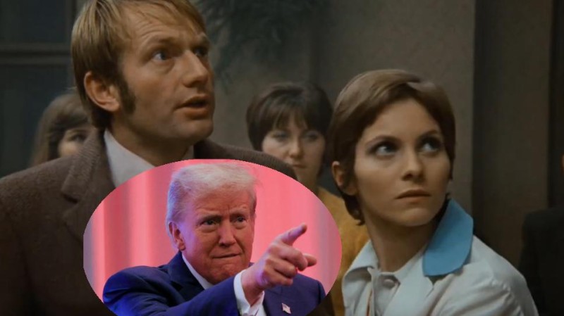 Donalde Trumpe, slezte z toho lustru, vidíme vás! (Bohužel ale o humor nejde)