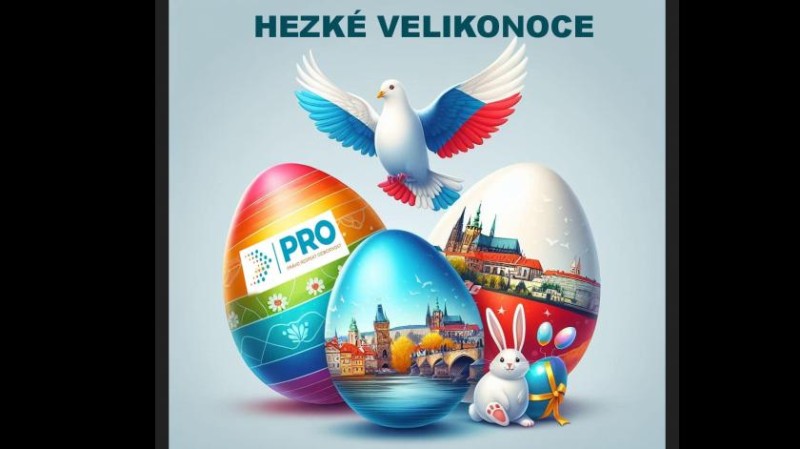 Strana PRO, která dle vlády neexistuje, přeje veselé velikonoce