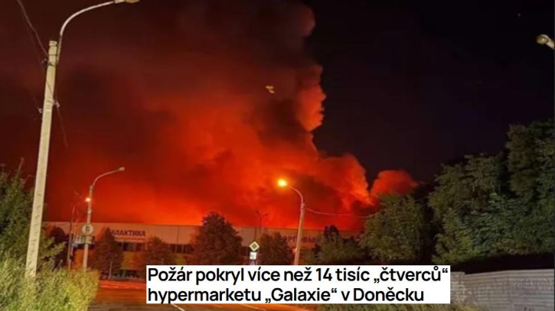 Nacistick&yacute; vůdce Zelensk&yacute; napodobuje Poro&scaron;enka z roku 2014 a bombarduje n&aacute;kupn&iacute; a obchodn&iacute; centra!