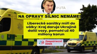 Hejtman Půta: m&iacute;sto opravy silnic pos&iacute;l&aacute; pen&iacute;ze na Ukrajinu. Če&scaron;i, polibte si...