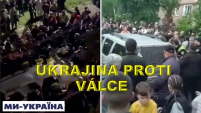 Ukrajinci chtějí dohodu s Putinem a útočí na Zelenského komanda - donucovací službu do války - stále brutálněji!