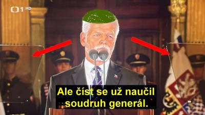 Dosadit generála za prezidenta je cesta do války. A projev toho na Pražském hradě potvrzuje