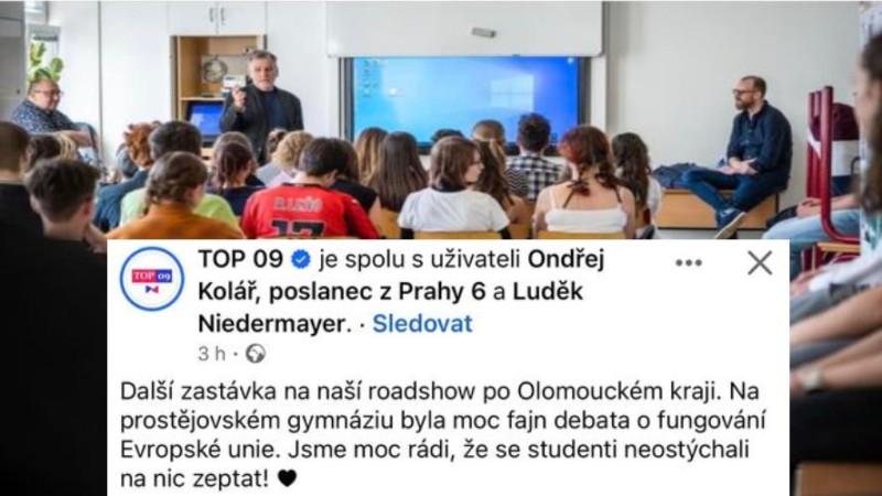 Ve škole o tom nemluv, jsou tam zástupci Bruselu TOP 09, aneb KGB se vrací do škol...