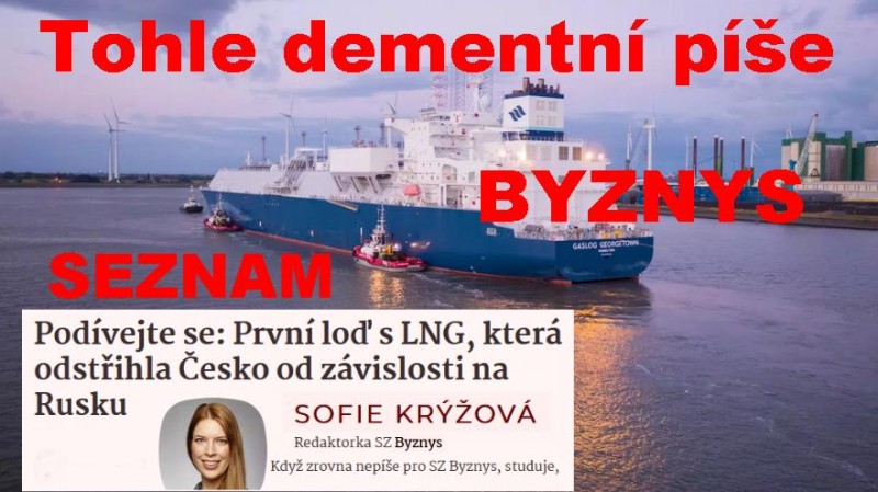 Fialoví tupci: jsme prý plynem zachráněni! Jak americký tanker (ne)přivezl 1% naší roční spotřeby plynu.