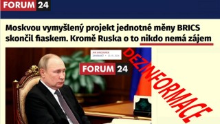 Co skutečně o jednotné měně BRICS řekl Putin a co z toho bruselští slouhové nejen na FORUM 24 vyzobli!