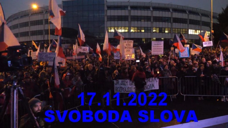 Oprava: původní odhad počtu lidí za svobodu Čt se zvýšil ke 40 000 účastníků - DŮKAZ