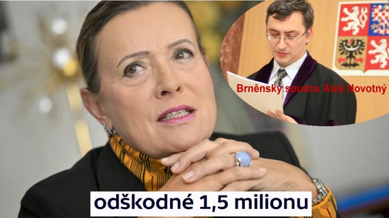 Justiční zvěrstva: odmítám platit Aleně Vitáskové odškodné 1,5 milionu