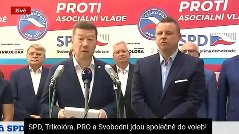 Spolupráce SPD a strany PRO 2022 nese ovoce a trend se prudce obrátil