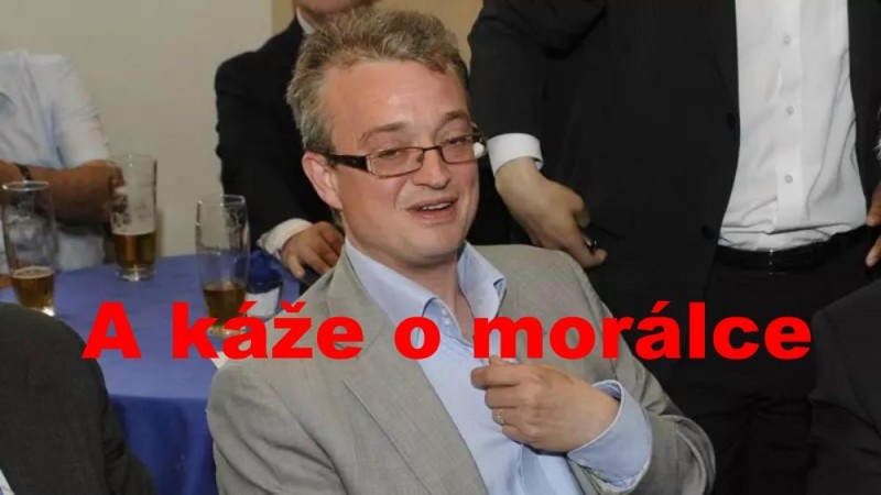 Neuvěřitelné! Odporný podvodník Benda vykládá o morálce?