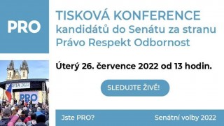 VIDEO: Tisková konference strany PRÁVO RESPEKT ODBORNOST