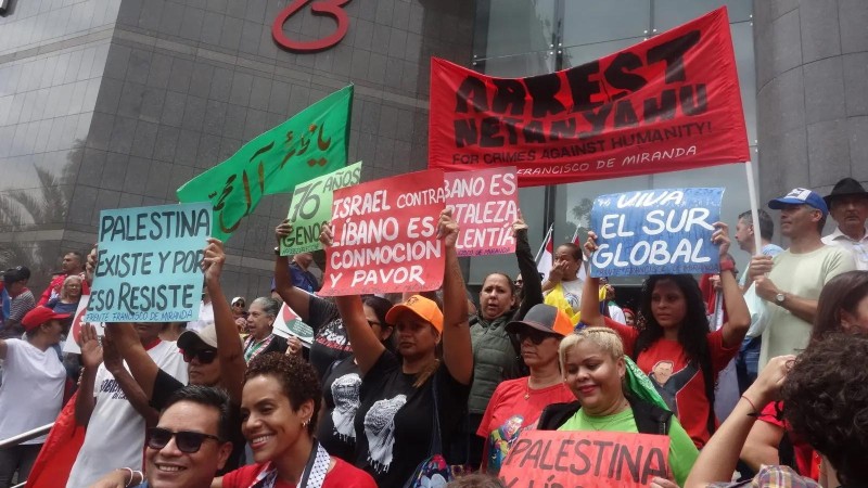 Venezuela vyjadřuje podporu Palestině, odmítá sionismus a fašismus