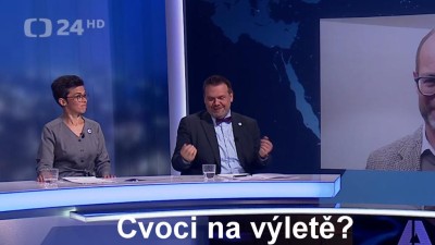 Prosím, nechodí do studia Baxa (ODS) a Richterová (Piráti) pod vlivem nějakého fetu?