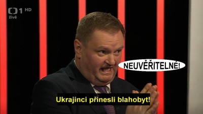 Jak v&iacute;tači migrantů Ukrajinců předělali sovětsk&eacute;ho Vovku na guru ekonomie Adama Smitha