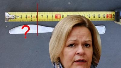 V Německu se budou jíst obědy jen rukama, vymyslela německá ministryně vnitra Nancy Faeserová (SPD)