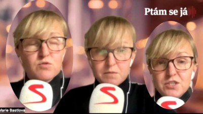 VIDEO: Šílená Valášková-Bastlová z Erasmu, nyní Seznamu, v delíriu (nebyla zdrogovaná?) vyslýchá Vrabela