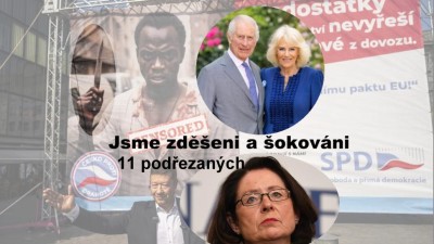 Jsme zděšeni jak &quot;Myrka Němcová&quot;, hlásí po masakru ve vlaku 11 podříznutých britský král Karel III