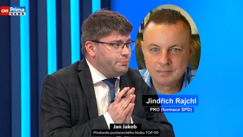 Politik eeee Jan Jakob proti Jindřichu Rajchlovi u Pavlíny Volfové dnes ve 22:00