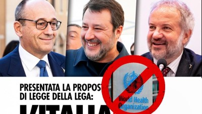 Salvini a Meloniová předložili zákon o vystoupení z WHO: covid zločiny Leyenové nepromlčíme!