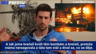 VIDEO: Vzpomínky Novaka Djokoviče: masakry NATO - USA v Srbsku.