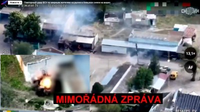 Masakr ruských občanů na tržišti a v masmédiích ticho jako v hrobě! Co na to Trump, nebo byl součástí?