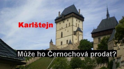 Může Černochová počtem 108 poslanců prodat Karlštejn a Pražský hrad Ukrajincům?