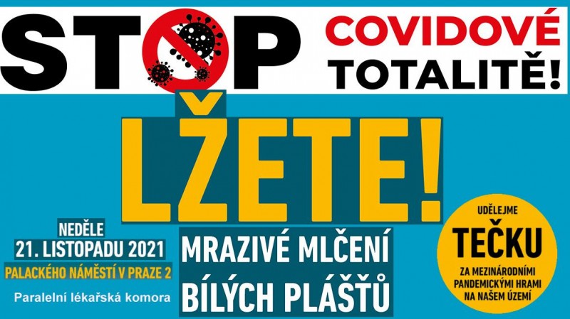 Paralelní lékařská komora: zastavme covidovou totalitu! Další a sílící protest před ministerstvem zdravotnictví