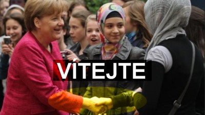 VIDEO: Jak to, že stvůry a vítači migrantů jako Merkelová mají před migranty největší ochranku?