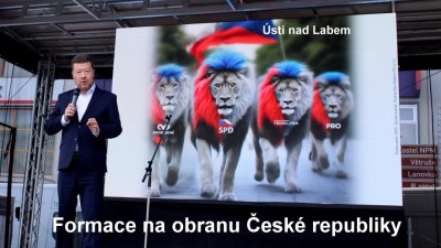 Těžké váhy na kandidátce SPD už nahánějí protičeské totalitní vládě hrůzu! A nám naději. Za rabování Pětikoalice kriminál!