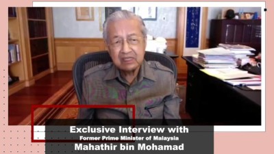 USA profitují z konfrontací, které vyvolávají na Ukrajině, v Jihočínském moři, oznámil bývalý premiér Mahathir